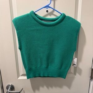 Equipment Vibrant Green Knit Top